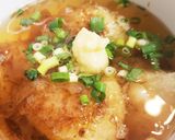 じゅわっとだし染みる餅スープ作り方4写真