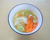 ＜健康レシピ＞野菜たっぷり和風豆乳スープ作り方2写真