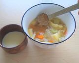 ＜健康レシピ＞野菜たっぷり和風豆乳スープ作り方4写真