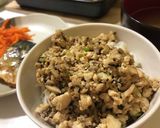 椎茸と豆腐のそぼろ丼作り方3写真