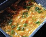 おうち居酒屋★明太子とおネギの玉子焼き作り方3写真