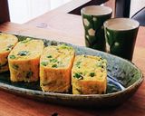 おうち居酒屋★明太子とおネギの玉子焼き作り方9写真