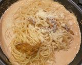 元料理長！からすみ、雲丹クリームパスタ作り方5写真