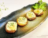 簡単おつまみ♡しいたけガリバタチーズ焼き作り方4写真