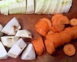 メインになる‼土鍋でコトコト煮込む豚汁作り方3写真