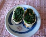 餃子の皮で春巻き風（ほうれん草チーズ）作り方10写真