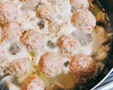 大きな肉団子と白菜のコンソメ煮作り方3写真