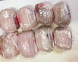 太刀魚と豚バラのグルグル巻酢豚風〜♪作り方4写真