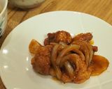 冷凍唐揚げと玉ねぎだけ♪で手抜き酢鳥作り方5写真