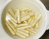 箸が止まらない！ごぼうのピリ辛竜田揚げ作り方1写真