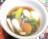 鏡餅のもちで、即席お雑煮作り方4写真