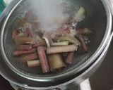ずいきのたいたん(孫達に伝授あんかけ編)作り方5写真