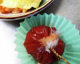 ケチャップお弁当のおかずの横にちいょっ！作り方1写真