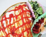 ケチャップお弁当のおかずの横にちいょっ！作り方6写真