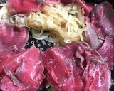 デミグラスソース缶で焼きハヤシ作り方2写真