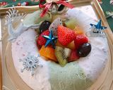 クリスマスカラー☆リースアイスケーキ作り方10写真