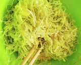 千切キャベツの玉子焼き作り方2写真