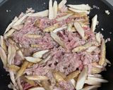 牛蒡と牛肉のがっつり甘辛丼♡作り方3写真