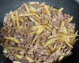 牛蒡と牛肉のがっつり甘辛丼♡作り方6写真