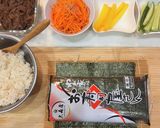 牛肉のキムパ作り方2写真