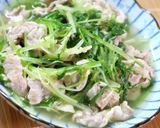 疲れた体に☆「豚肉と水菜のハリハリ鍋」作り方5写真