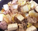 #白菜と豚バラのすき焼き風作り方5写真