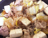 ＃白菜と豚バラのすき焼き風作り方5写真