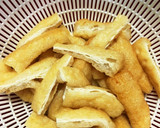 白だしで水菜と薄揚げの炊いたん作り方1写真