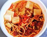 蒙古タンメン中本アレンジ✿納豆チーズ作り方4写真