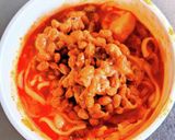 蒙古タンメン中本アレンジ✿納豆チーズ作り方5写真