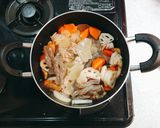 あずちんボーンブロスレシピ☆簡単筑前煮作り方4写真