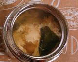 お弁当に特製だしで簡単、玉子わかめスープ作り方7写真