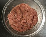 簡単給食 ごまハンバーグ作り方3写真