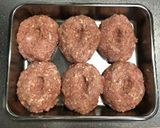 簡単給食 ごまハンバーグ作り方4写真