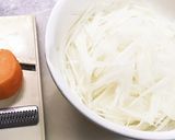 紅白なます　スライサー　簡単　おいしい作り方5写真