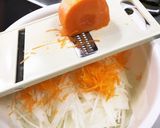 紅白なます　スライサー　簡単　おいしい作り方6写真