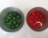 ドレンチェリーの絞り出しクッキー作り方1写真