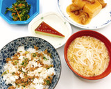 【病院】さばみそ缶のソフトふりかけ【給食作り方6写真
