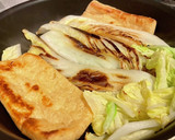 白菜と油揚げの焼き浸し作り方1写真