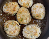れんこんのはさみ焼き（てりやき風）作り方5写真
