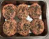 簡単給食 ごまハンバーグ作り方5写真