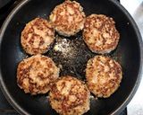 簡単給食 ごまハンバーグ作り方6写真