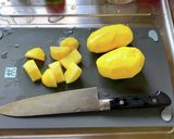 黒七味と九条ねぎのジャーマンポテト作り方1写真