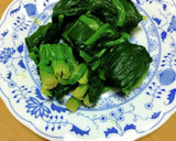 ほうれん草と鶏そぼろの炒め作り方2写真