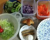 ワンボールランチ 残り物でカフェ気分♪作り方1写真
