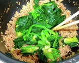 ほうれん草と鶏そぼろの炒め作り方7写真