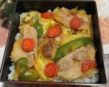 令和四年　睦月13　回鍋肉丼弁当作り方1写真