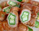 オクラの肉巻き作り方5写真