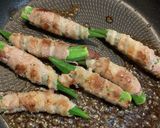 オクラの肉巻き作り方4写真