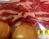 息子に伝授☆うちの簡単牛丼☆時短作り方1写真